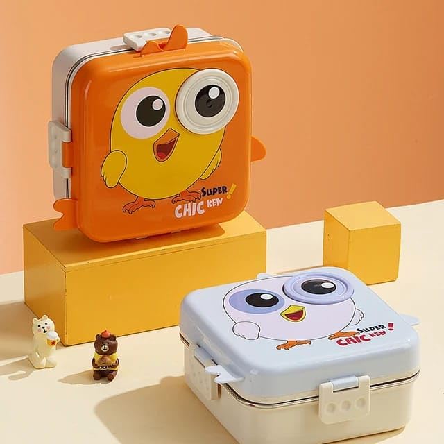 Colorful Kids Tiffin Box – Safe & Durable | Flat 50% OFF + COD Available