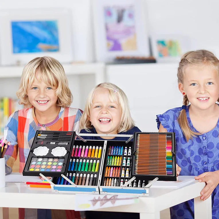 Space Theme 145-Piece Art Painting Box – Complete Creative Kit for Kids & Adults